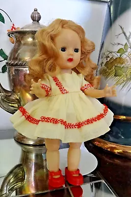 NASB Nancy Ann Storybook MUFFIE Dark Blonde Rare BKW Doll In Yellow Outfit (2438 • $119
