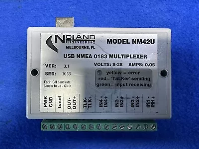 Noland NM42U USB NMEA 0183 Multiplexer; 4 Talkers In 1 Output • $79.95