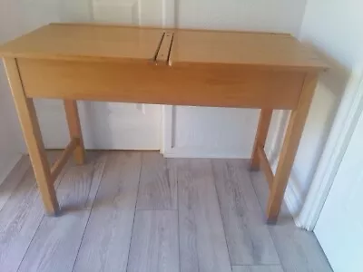 Solid Beech Mid Century ESA Desk/Table Free UK Delivery • £225
