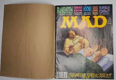 1995 MAD Magazine No.332 March / April Frankenstein Is Alive Edition M 213 • $9.99