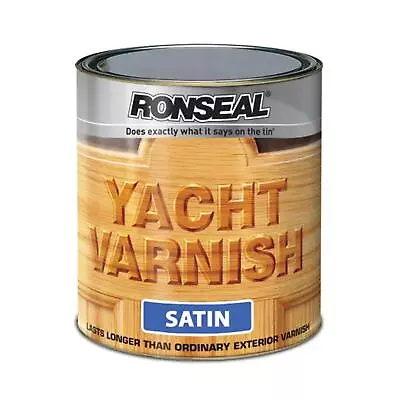 Exterior Yacht Varnish Satin 2.5 Litre • £79.99