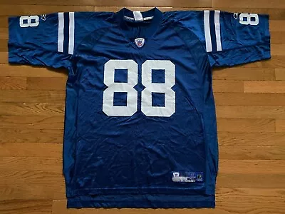 Marvin Harrison 88 Indianpolis Colts XL  Blue NFL Football Reebok Jersey Sz Mens • $24.99