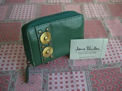 £12.50 • Buy Jane Shilton Leather Zip Around Card Wallet Concertina Style New