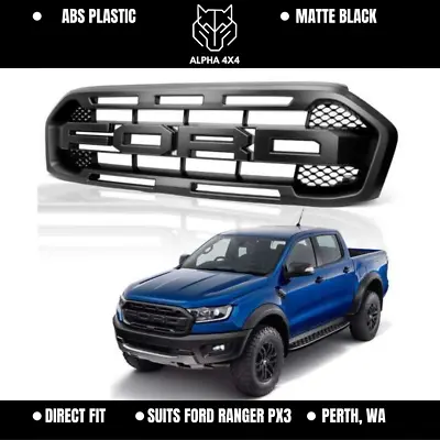 Raptor Style Grill For Ford Ranger 2018 - 2022 PX3 XLT XLS • $249