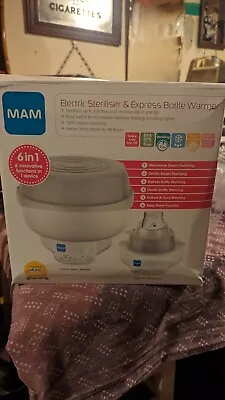 MAM STE0202 6 In 1 Electric Steriliser Express Bottle Warmer • £70