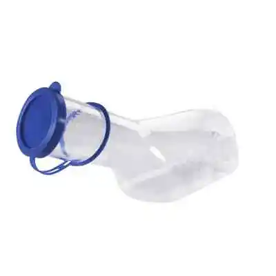 Male Urinal Bottle 1L Portable Travel Toilet - Secure Cap Festival Camping Urine • £8.95