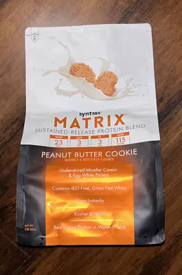 Syntrax ~ Matrix Protein Powder ~ Peanut Butter Cookie ~ 2Lbs ~ Sealed ~ Exp2/26 • $37.99