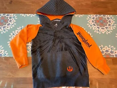 Disneyland Resort Child’s Gray Orange Pullover Hoodie Star Wars X Wing Medium • $29.50