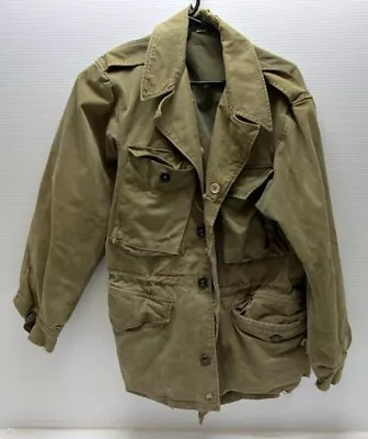 Vintage WWII Army Combat Field Jacket M43 M-1943 Jacket Size 34r Small • $64.99