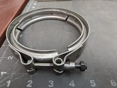 $19.50 • Buy R.G. Ray 1  Wide X 4.3” V-Band Stainless Steel Turbo Exhaust Clamp, #10309 [B1FL