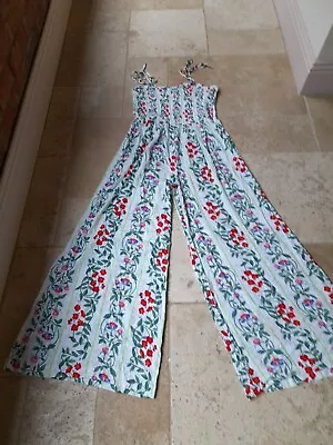 Oasis Floral Jumpsuit Size 14 • £9.99