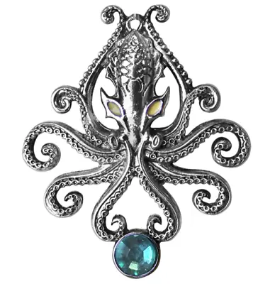 The Kraken Pendant Necklace Boxed Briar Beast Sea Monster Mythology Squid Gift • $18.31