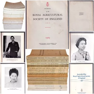 £24.95 • Buy Journal Of The Royal Agricultural Society England 1965-95' PB Books CHOOSE YOURS