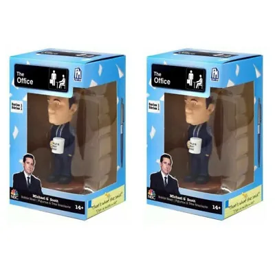 2 X THE OFFICE Michael Scott Bobble Head Figure Series 1 Phat Mojo NEW • $21.99