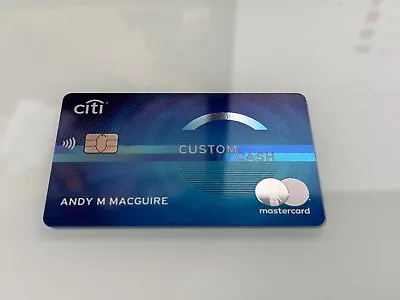 Citi Custom Cash MasterCredit Card New Vintage Not Sign Expired 2 • $5.99