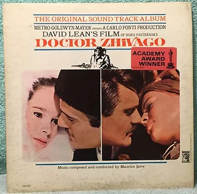 Lot Of 3 LP Records:  SOUNDTRACKS To DR. ZHIVAGO EL CID & BEN HUR • $8