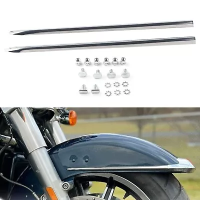 Front Fender Trim For Harley Heritage Softail Classic FLSTC 86-18 Touring 82-13 • $40.07