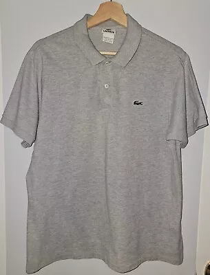 Lacoste Grey Polo Shirt Size 4 / Medium - Free Tracked Postage • $34.95