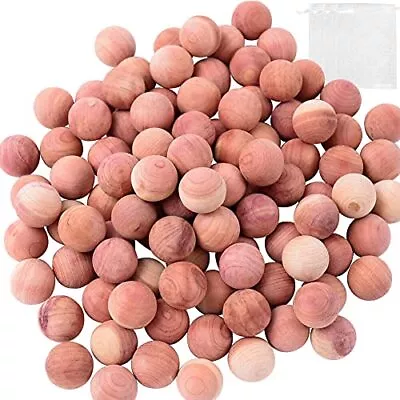 100 Pcs Cedar Balls For Clothes Storages Red Cedar Balls For Closets And Drawer • $24.61