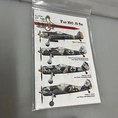 1/32 EagleCals Decals  #32180 Fw190A-5 • $25.99