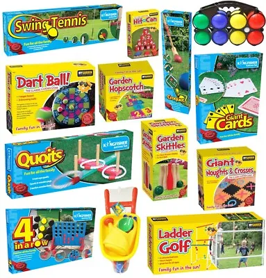 Giant Garden Party Games Outdoor Summer Indoor Kids Quoits Jenga Dominoes Gift • £99.99