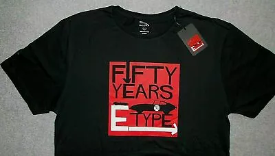 Jaguar E Type Tee Shirt 50 Years Official Product M  Medium With Tags JTS2659 BL • £14.22