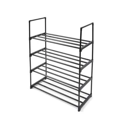 $15 • Buy 4 Tier Stackable Black Shoe Rack