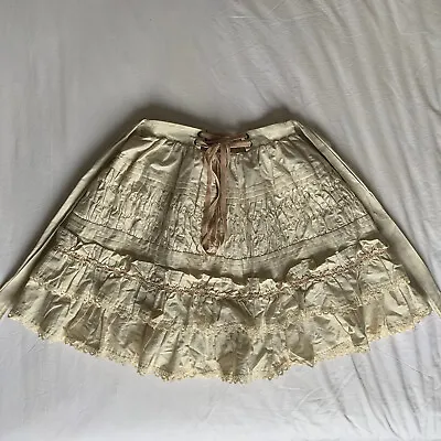 Victorian Maiden Petit Fours Corset Skirt Ivory / Off White Y2K Lolita Not BTSSB • £99.99