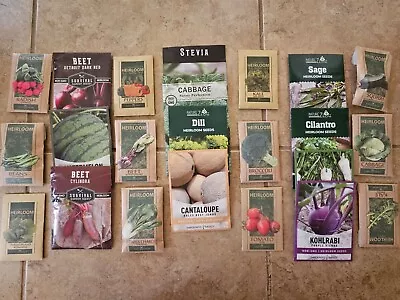 Garden Vegetables Herbs Fruit Seeds Lot • $10