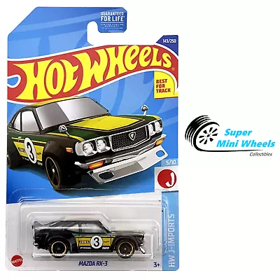 Hot Wheels 2022 #143 - Mazda RX-3 (Green) • $1.98