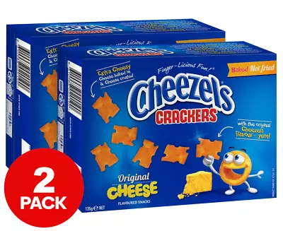2 X Cheezels Crackers Original Cheese 135g-free Delivery • $10.99