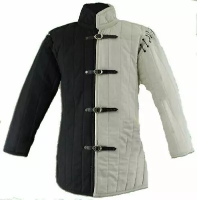 Medieval Gambeson Thick Padded Coat Aketon Vest Jacket Armor COSTUME • $79.99