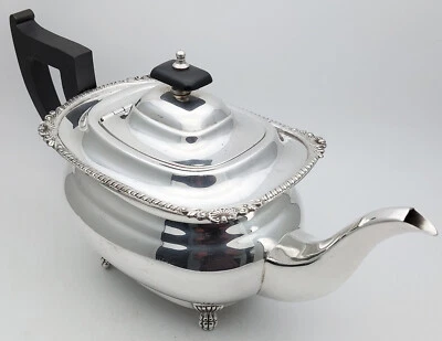 £24.99 • Buy Vintage Viners Of Sheffield Silver Plated Tea Pot - Paw Feet - Some Dents