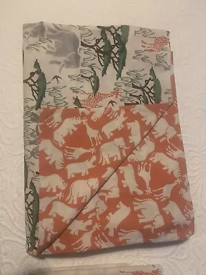 Emma Bridgewater Single Duvet Cover And Pillowcase. Safari Animal Design • £16