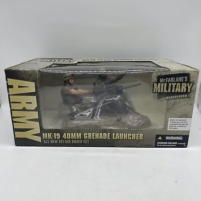 McFarlane Military Army MK-19 40mm Grenade Launcher 2 X 6” Action Figures • £89.99