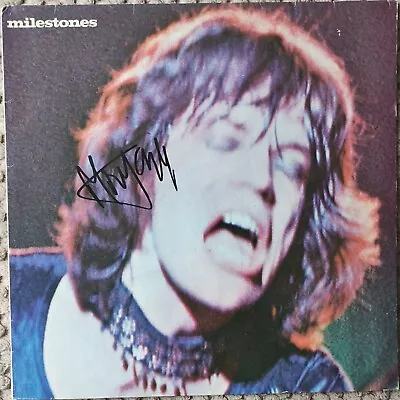 MICK JAGGER  Signed Autograph Album Record LP The Rolling Stone    Milestones    • $760