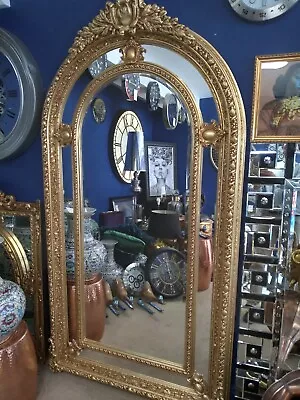 £750 • Buy Massive Large French Regency Empire Rocco Gold Gilded Ornate Mirror 7 Ft 3inch