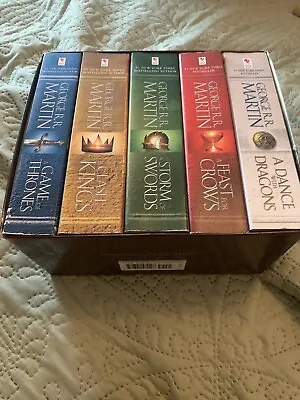 “A Song Of Ice And Fire” By George R.R. Martin Complete 5 Book Set Bantam Pub. • $48