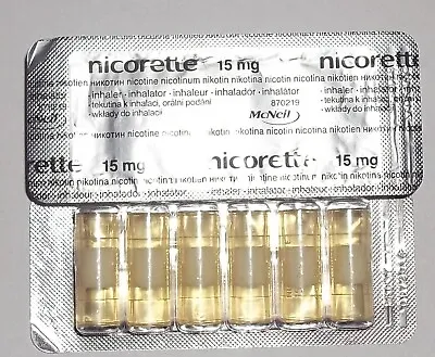 £14.50 • Buy NICORETTE 15mg Inhalator Refill Cartridges X 12