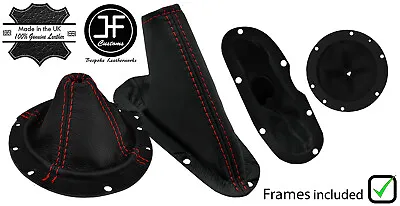 Red Stitch Leather Shift + E Brake Boot+plastic Frame For Dodge Viper 03-06 • $317.73
