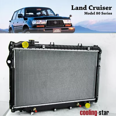 Aluminium Core Radiator For TOYOTA Land Cruiser 80 Series HZJ80R/ HDJ80R 4.2L  • $192.03