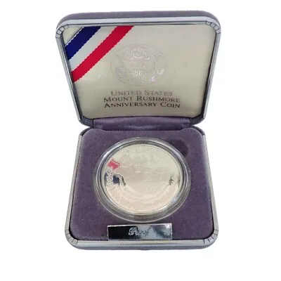 1991 S Mount Rushmore 50th Anniversary Proof Commemorative Silver Coin Mint • $29.95