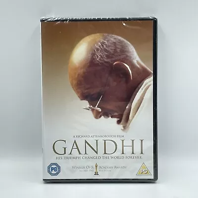 Gandhi [DVD] Ben Kingsley • A Richard Attenborough Film • Uk R2 • New & Sealed • £3.99