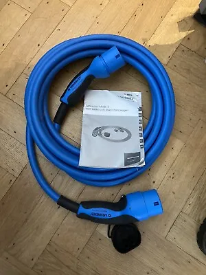 Type 2 To Type 2 32A Mode 3 EV/Electric Vehicle Charging Cable  4 Metre • £36