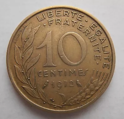 France 10 Centimes 1972 • £1.49