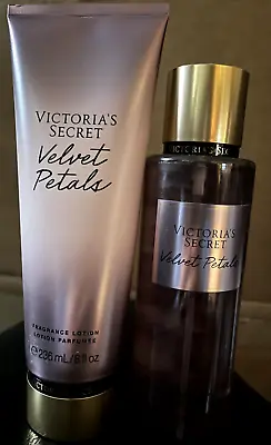 New Victoria’s Secret Velvet Petals Fragrance Mist 8.4oz & Lotion Gift Set • $29.99