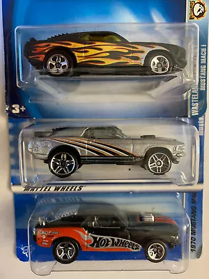 Hot Wheels 1970 Mustang Mach 1 - 112 125 193 - Lot Of 3 • $12.50