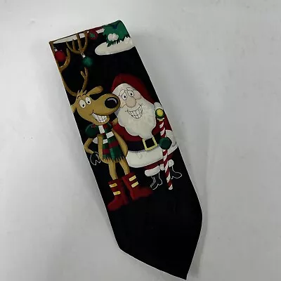 HALLMARK  Santa Claus  Men's Necktie 58  (Ugly Xmas Sweater) Unisex Novelty • $8.99