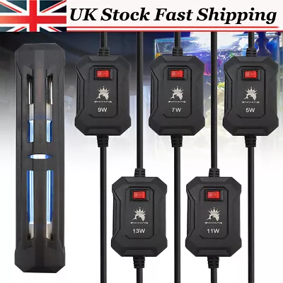 Aquarium Light Fish Tank UV Lamp Submersible Ultraviolet Lamp Aquarium Cleaning • £15.45
