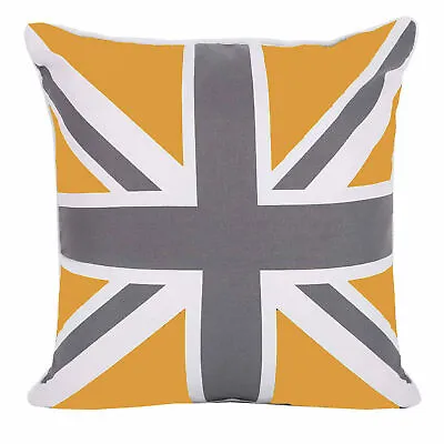 New Union Jack British United Kingdom Flag Cushion Covers 100% Cotton 18 X18  • £4.85